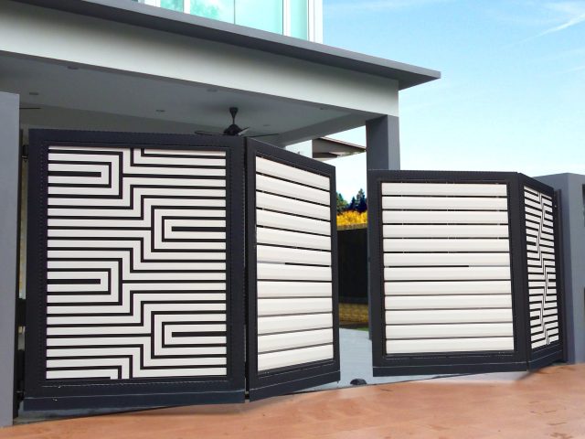 Bi-Fold Gates